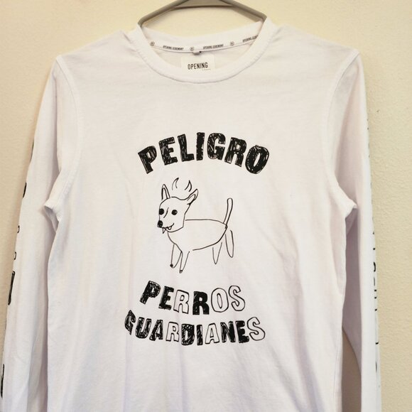 Opening Ceremony Perligro Perros Gurdianes T-Shirt Unisex Adult XS Casual Urban - Picture 8 of 16